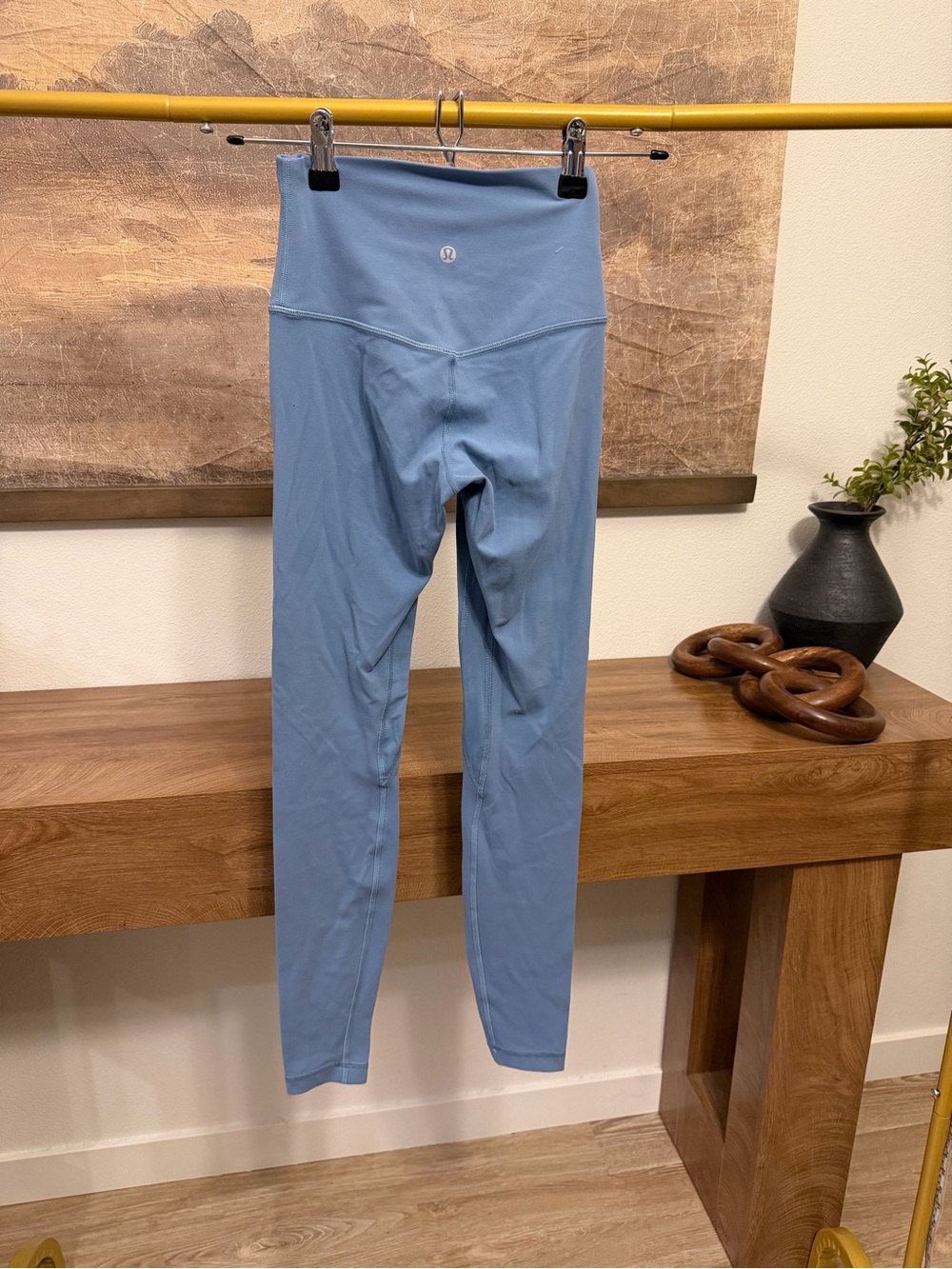 Lululemon Align High Rise Leggings in light blue size 2